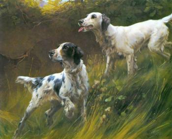 托馬斯 佈林尅斯 Two English Setters